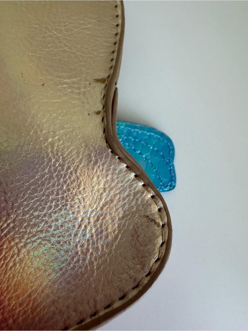 Danielle Nicole Flounder The Little Mermaid Holographic Crossbody Bag - Picture 6 of 15